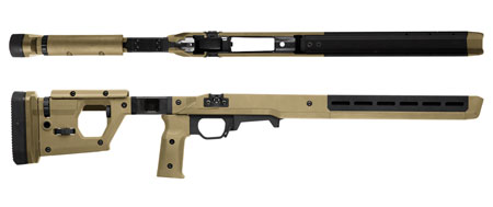 [840815121176] Magpul MAG997-FDE Pro 700 Stock Fixed w/Aluminum Bedding Flat Dark Earth Synthetic for Remington 700 SA