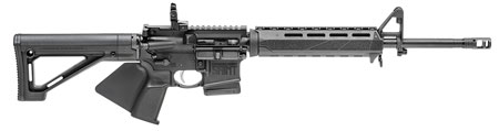 [706397927110] Springfield Armory ST916556MACAS Saint *CA Compliant 5.56x45mm NATO 16" 10+1 Black Hard Coat Anodized Fixed Magpul MOE Stock