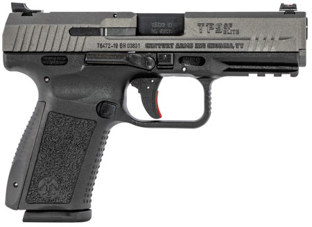 [787450524842] Canik HG4869TN TP9SF Elite 9mm Luger 15+1 4.19" Black Nitride Match Grade Barrel, Tungsten Gray Cerakote Serrated Steel Slide, Black Polymer Frame w/Picatinny Rail Black Interchangeable Backstrap Grip