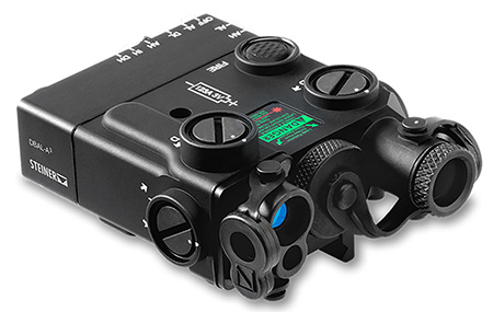 [000381890085] Steiner 9008 DBAL-A3  Green Laser/Black, Picatinny Rail/QR HT Mount