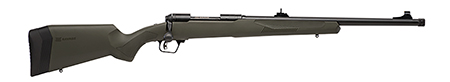[011356575340] Savage Arms 57534 110 Hog Hunter Full Size 350 Legend 4+1 18" Matte Black Threaded Barrel, Carbon Steel Drilled  &  Tapped Receiver, AccuFit w/Adj Comb  &  LOP OD Green Synthetic Stock, Right Hand