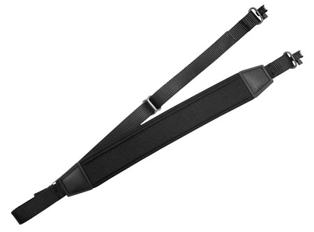 [811071013246] GrovTec US Inc GTSL121 FLEX  Black Elastic w/Neoprene Strap Adjustable Padded Rifle/Shotgun