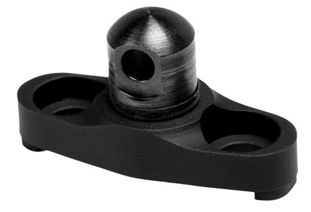 [811071013130] GrovTec US Inc GTSW112 Flanged Stud Mount M-LOK Black Anodized 6061 Aluminum