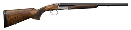 [8053670717787] Charles Daly 930114 512T Coach Full Size 12 Gauge Break Open 3" 2rd 20" Matte Blued Side By Side Barrel, Silver Steel Receiver, Fixed Oiled Walnut Stock, Rem Choke Tube System