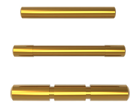 [080101993593] Cross Armory CRGPSGD 3 Pin Set  Compatible w/Glock Gen1-3 Gold Steel