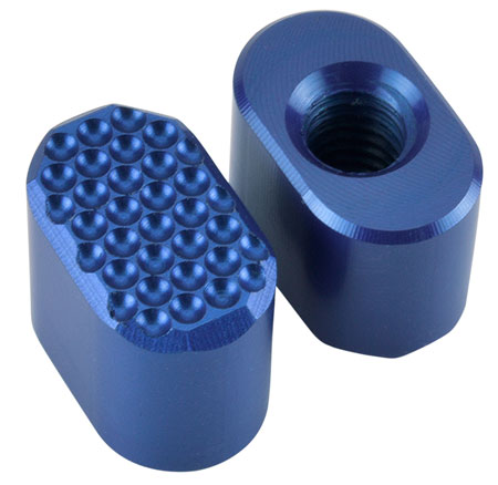 [813318025487] Phase 5 Weapon Systems PMRBLUEDIMPLED PMR Dimpled Magazine Release Blue