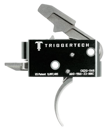 [885768000345] TriggerTech AR0TBS33NNC Competitive Primary Two-Stage Traditional Curved Trigger with 3.50 lbs Draw Weight for AR-15 Right