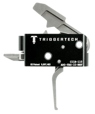 [885768000352] TriggerTech AR0TBS33NNF Competitive Primary Two-Stage Flat Trigger with 3.50 lbs Draw Weight for AR-15 Right