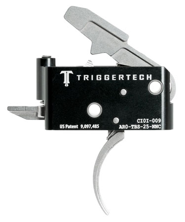 [885768000321] TriggerTech AROTBS25NNC Adaptable Primary Two-Stage Traditional Curved Trigger with 2.50-5 lbs Draw Weight for AR-15 Right