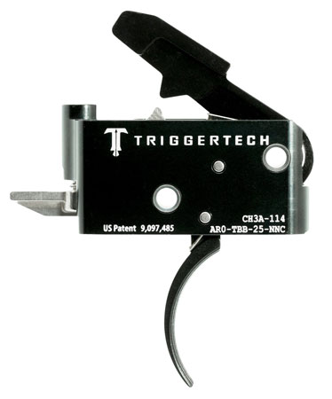 [885768000383] TriggerTech AROTBB25NNC Adaptable Primary Two-Stage Traditional Curved Trigger with 2.50-5 lbs Draw Weight for AR-15 Right
