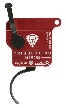 [885768000703] TriggerTech R70SRB02TNC Diamond Without Bolt Release Single-Stage Traditional Curved Trigger with 0.30-2 lbs Draw Weight for Remington 700 Right