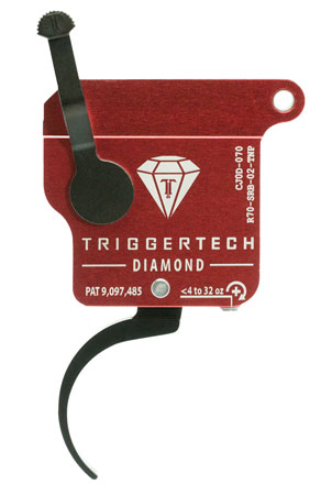 [885768000727] TriggerTech R70SRB02TNP Diamond Without Bolt Release Single-Stage Pro Curved Trigger with 0.30-2 lbs Draw Weight for Remington 700 Right