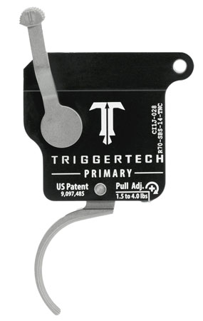 [885768000024] TriggerTech R70SBS14TNC Primary Without Bolt Release Single-Stage Traditional Curved Trigger with 1.50-4 lbs Draw Weight for Remington 700 Right
