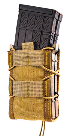 [849954000045] High Speed Gear 112R00CB TACO X2R Mag Pouch Double Coyote Brown Nylon MOLLE Compatible w/ Rifle
