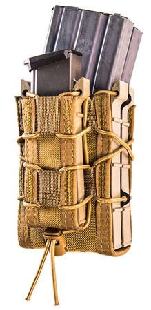 [849954000120] High Speed Gear 112RP0CB TACO X2RP Mag Pouch Triple Coyote Brown Nylon MOLLE Compatible w/ Rifle Compatible w/ Pistol