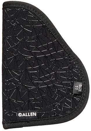 [026509008521] Allen 44911 Spiderweb In-The-Pocket Conceal Carry Holster Size 11 Black Nylon w/Web Grip Pattern, Compatible w/Ruger LC9/Sig P365/Glock 39 Ambidextrous