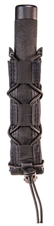 [849954008249] High Speed Gear 11EX00BK TACO Extended Mag Pouch Single Black Nylon MOLLE Belts 2" Wide Compatible w/ Pistol