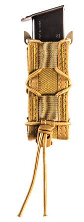 [849954000366] High Speed Gear 11PT00CB TACO Mag Pouch Single Coyote Brown Nylon MOLLE Belts 2" Wide Compatible w/ Pistol