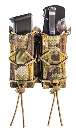 [849954027851] High Speed Gear 13PT12MC TACO Mag Pouch Double MultiCam Nylon Belt Compatible w/ Pistol
