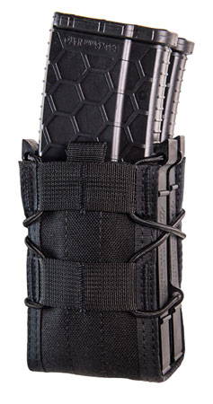 [849954022696] High Speed Gear 162R00BK TACO X2R Mag Pouch Double Black Polymer Belt MOLLE Belts 2" Wide Compatible w/ Rifle