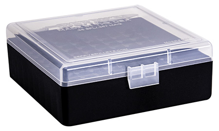 [711148153823] Berry's 15382 Ammo Box  38Special/357Mag Clear/Black Plastic 100rd