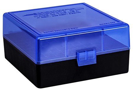[711148864101] Berry's 86410 Ammo Box  223Rem/5.56NATO Blue/Black Polypropylene 100rd