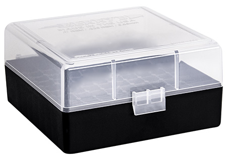 [711148038564] Berry's 03856 Ammo Box  223Rem/5.56NATO Clear/Black Polypropylene 100rd