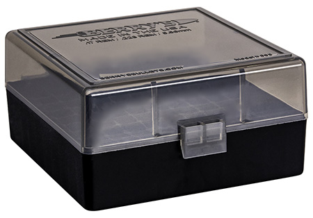 [711148116644] Berry's 11664 Ammo Box  223Rem/5.56NATO Smoke/Black Polypropylene 100rd