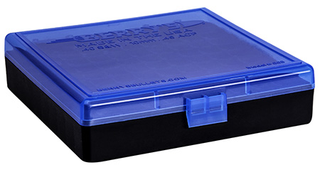 [711148677893] Berry's 67789 Ammo Box  40S&W/45ACP Blue/Black Polypropylene 100rd