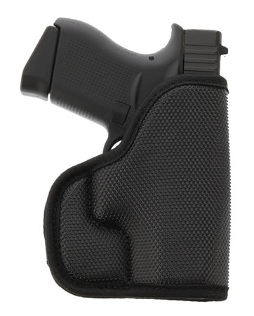 [601299016316] Galco SOU800B StukOn-U  Black Gripper Shell Compatible w/ Glock 43/Sig P365/Springfield  Hellcat Pocket Mount Ambidextrous
