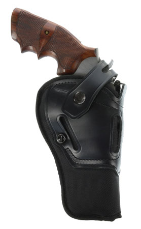 [601299016422] Galco SR63B Switchback  OWB Black Leather Belt Slide Fits Ruger Alaskan/S&W N Frame Fits 1-1.50" Barrel Fits 2.50" Barrel Ambidextrous