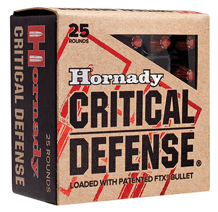 [090255900613] Hornady 90061 Critical Defense  327FederalMag 80gr Hornady Flex Tip eXpanding 25 Per Box/10 Case