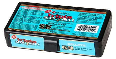 [039288745501] Hodgdon T74550 Triple Seven Pellets 45/50 50 gr 50 Per Box/12 Boxes Per Case