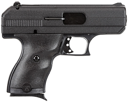 [752334091505] Hi-Point 916HCT1 C9  9mm Luger 8+1 3.50" Black Steel Barrel, Black Powder Coated Serrated Steel Slide, Black Polymer Frame, Black Plastic Grip, MTM Case, Tuff1 Grip