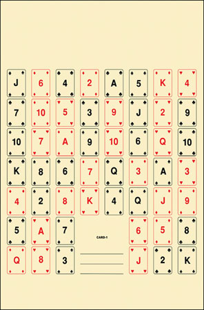 [816506023838] Action Target CARD1100 Entertainment  52 Playing Cards Paper 22.50" x 24" Multi-Color 100 Per Box