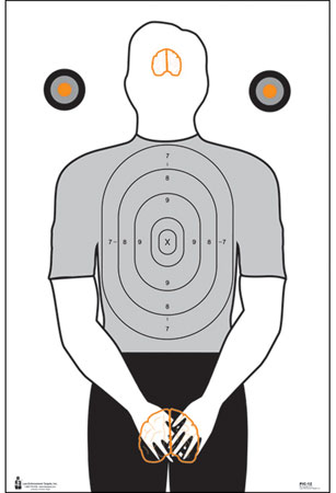 [816506023807] Action Target PIC12100 Entertainment Politically Incorrect Silhouette Paper Hanging 23" x 35" Black/Gray/White 100 Per Box