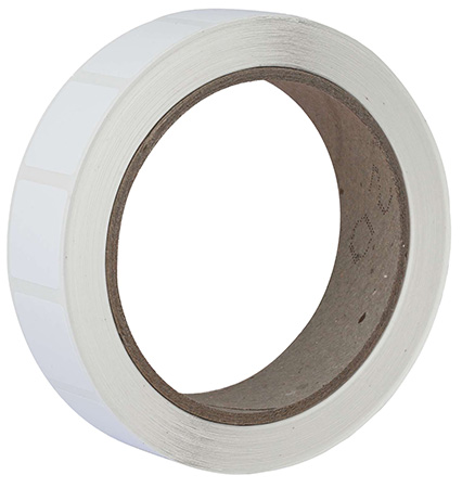 [816506027225] Action Target PASTWI Pasters  White Adhesive Paper 7/8" 1000 Per Roll
