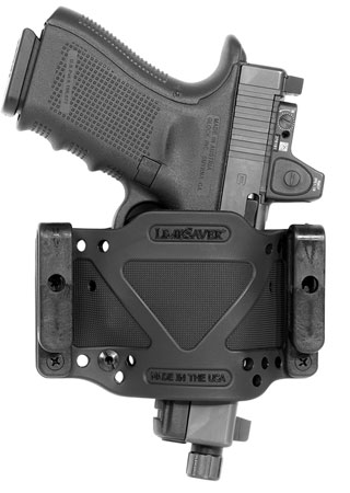 [697438125070] Limbsaver 12507 CrossTech Compact Leather IWB/OWB Black Polymer Belt Clip Ambidextrous