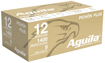 [640420002194] Aguila 1CHB1296 Pichon Plus High Velocity 12Gauge 2.75" 1 1/4oz 8Shot 10 Per Box/25 Case