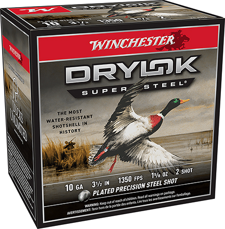 [020892017108] Winchester Ammo XSC102 Drylok Super Steel Magnum 10Gauge 3.50" 1 5/8oz 2Shot 25 Per Box/10 Case