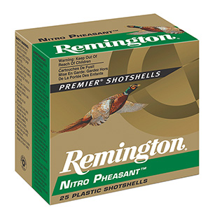 [047700347004] Remington Ammunition 28632 Nitro Pheasant  12Gauge 2.75" 1 3/8oz 4Shot 25 Per Box/10 Case