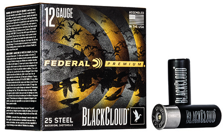 [604544623079] Federal PWBX1473 Black Cloud FS 12Gauge 2.75" 1 1/8oz 3Shot 25 Per Box/10 Case