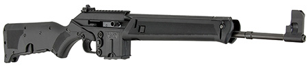 [640832000825] Kel-Tec SU16BBLK SU-16  5.56x45mm NATO Caliber with 16" Barrel, 10+1 Capacity, Black Metal Finish, Black Fixed Storage Compartment Stock Right Hand