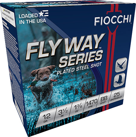 [762344702452] Fiocchi 1235STBB Flyway  12Gauge 3.50" 1 3/8oz BBShot 25 Per Box/10 Case