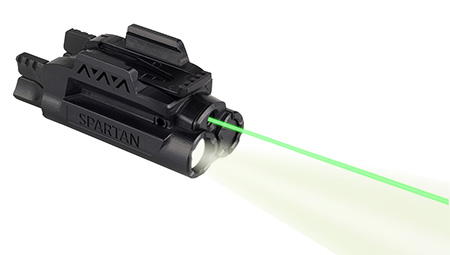 [798816543339] LaserMax SPSCG Green Spartan Light/Laser  Black  120 Lumens White LED