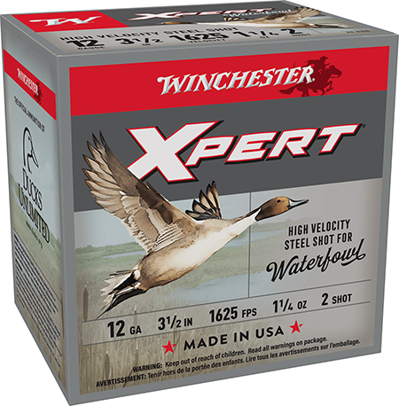 [020892018112] Winchester Ammo WEX12LM2 Super X Xpert High Velocity 12Gauge 3.50" 1 1/4oz 2Shot 25 Per Box/10 Case