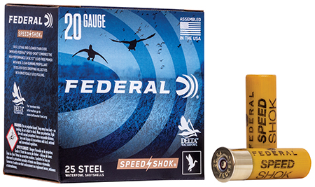 [029465026646] Federal WF2086 Speed-Shok  20Gauge 2.75" 3/4oz 6Shot 25 Per Box/10 Case