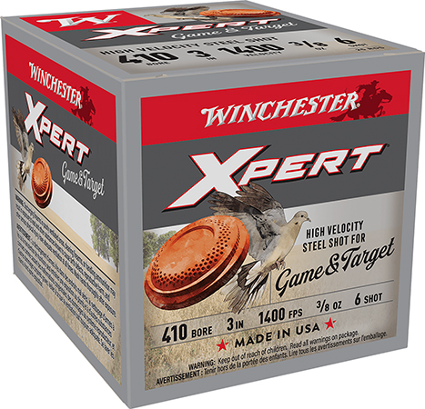 [020892019225] Winchester Ammo WE413GT6 Super X Xpert High Velocity 410Gauge 3" 3/8oz 6Shot 25 Per Box/10 Case