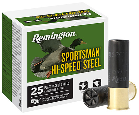 [047700330808] Remington Ammunition 20981 Sportsman Hi-Speed Steel 12Gauge 3" 1 1/8oz 4Shot 25 Per Box/10 Case