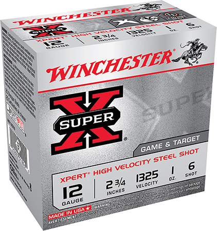 [020892019102] Winchester Ammo WE12GTVP6 Super X Xpert High Velocity 12Gauge 2.75" 1oz 6Shot 100 Per Box/2 Case *Value Pack